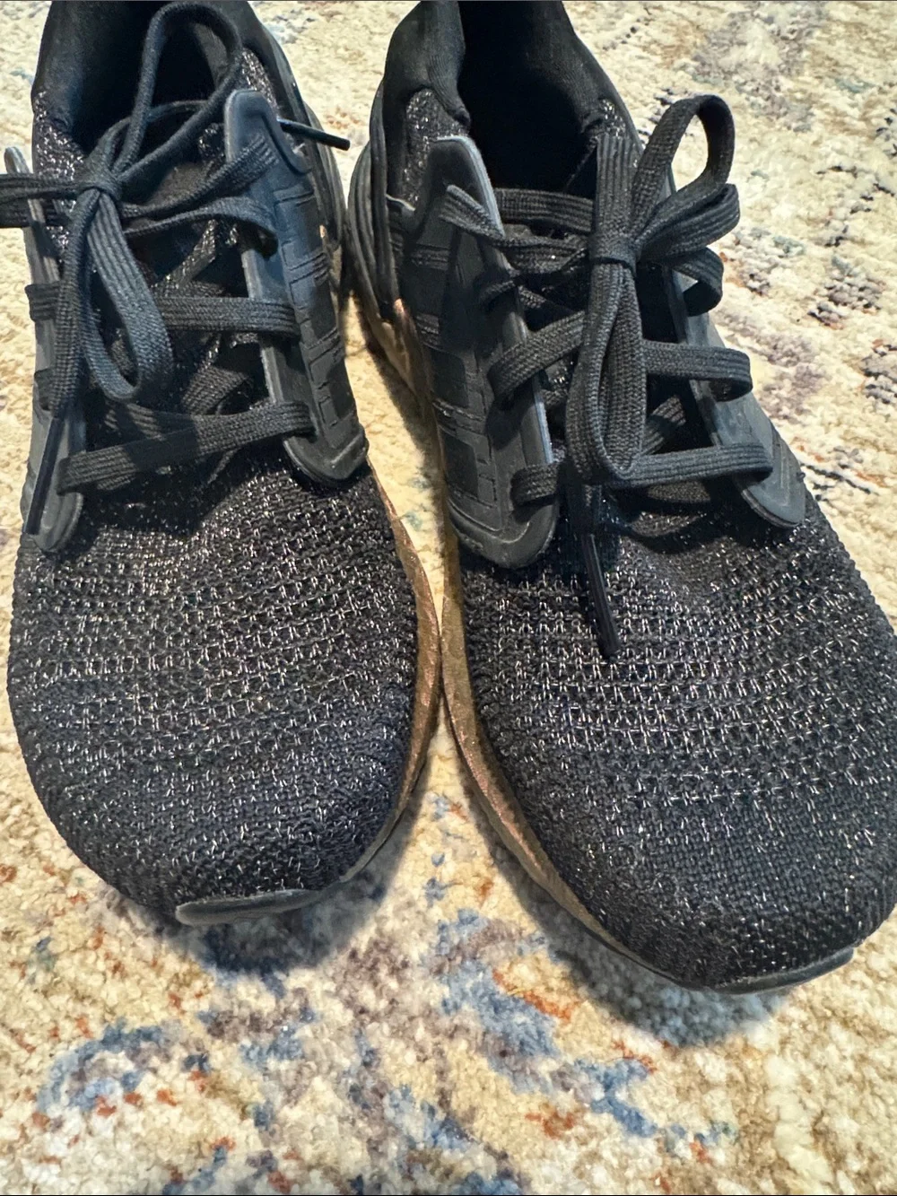 Adidas sneakers with iridescent sole
